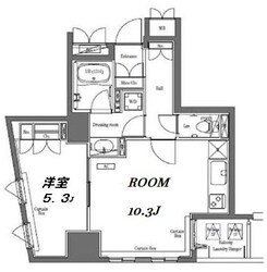 コンフォリア日本橋の物件間取画像